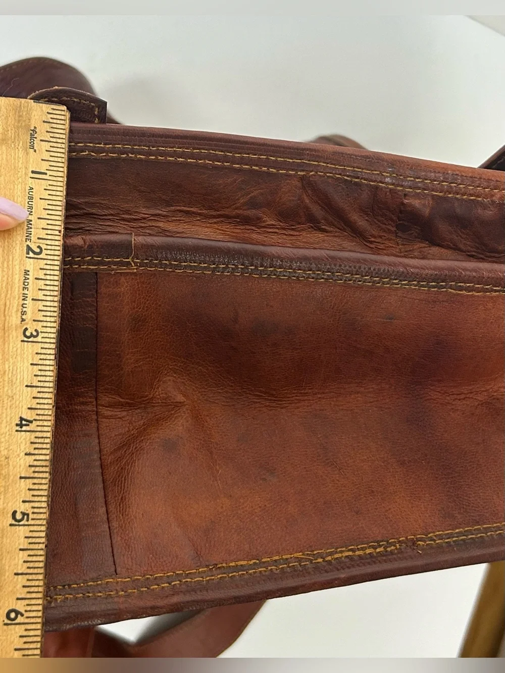 Komal’s Passion Genuine Leather Messenger Bag Briefcase Satchel Laptop Travel